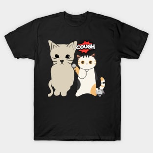 cat coughing T-Shirt